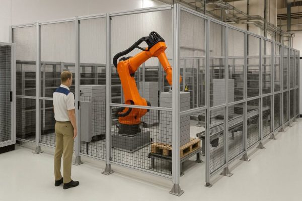 Hàng Rào An Toàn Nhôm Định Hình – Giải Pháp Bảo Vệ Hiệu Quả Cho Nhà Xưởng