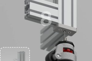 HƯỚNG DẪN LẮP BÁNH XE VÀO THANH NHÔM ĐỊNH HÌNH