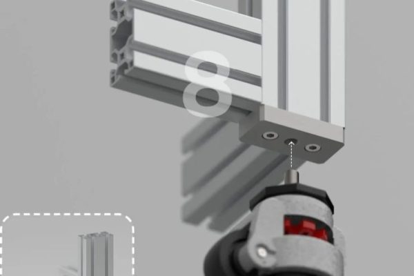HƯỚNG DẪN LẮP BÁNH XE VÀO THANH NHÔM ĐỊNH HÌNH