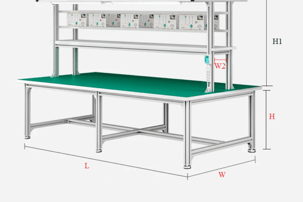 Bàn thao tác điện tử DIY bằng nhôm định hình – Giải pháp linh hoạt, bền và dễ nâng cấp