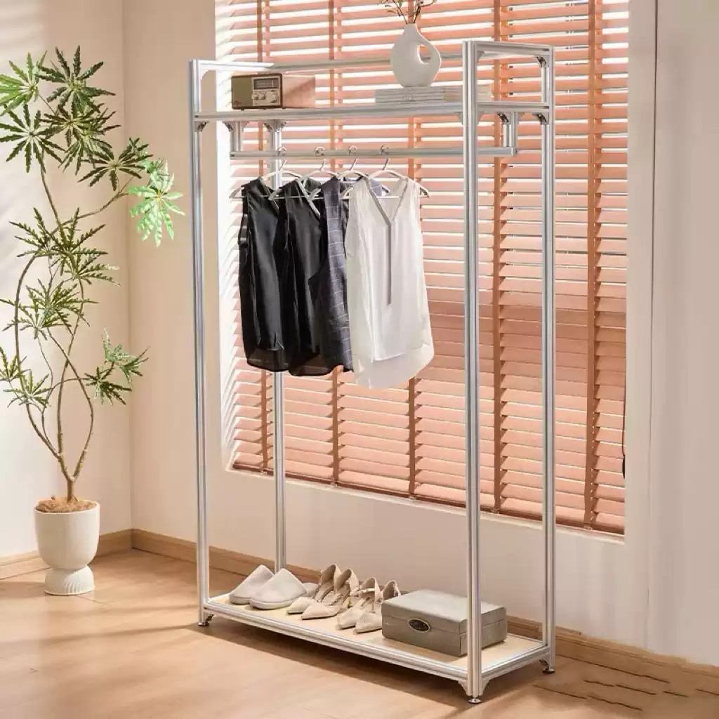 Tủ Quần Áo Kiểu A – Khung Nhôm Định Hình – Tủ Quần Áo DIY Thông Minh