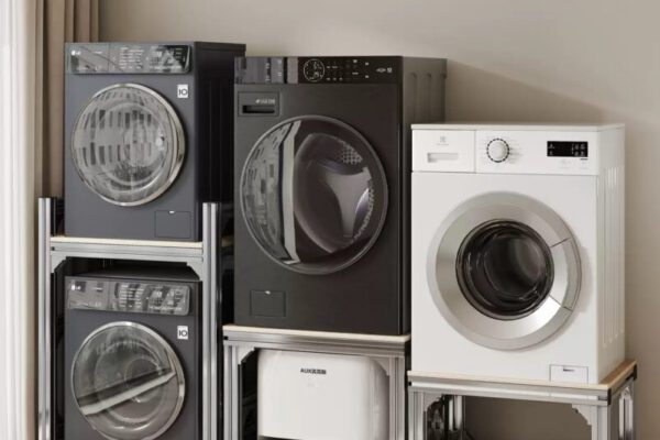 Kệ để máy giặt sấy nhôm định hình