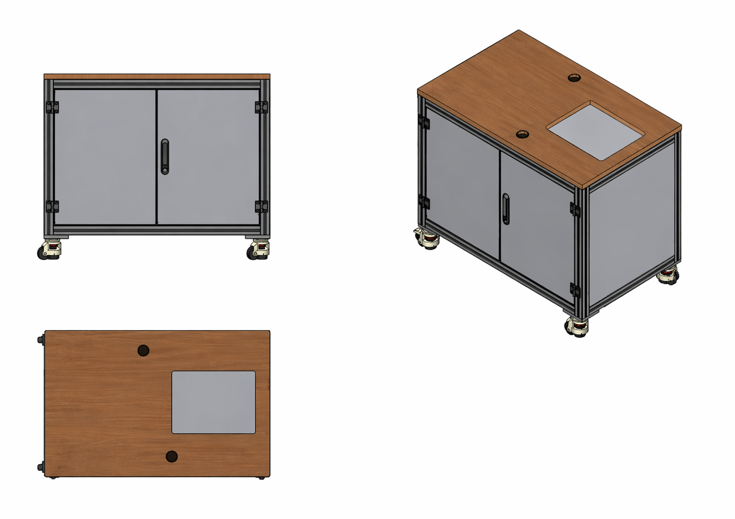 Tủ Nhôm Định Hình